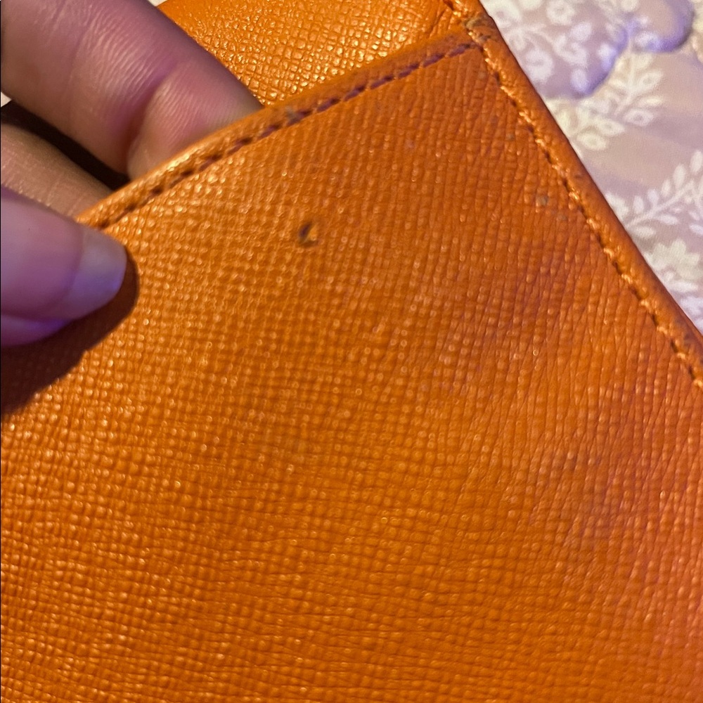 Michael Kors Tangerine Leather Wallet - Picture 6 of 7